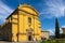 Bagnoregio, Italy - Former St. Bonaventure Church converted into the Auditorium hall Vittorio Taborra in historic center of old