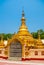 BAGO, PEGU, MYANMAR, BURMA - MARCH 2016: beautiful Snake Pagoda in the town of Bago