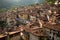 Bagolino medieval village seen from the church portico