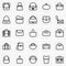 Bags icons