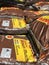 Bags of Vigoro Premium Brown Mulch