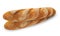 Baguette bread isolated fresh traditional gourmet tasty a white background