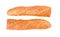 Baguette diet whole grain baguette two half halves isolated on white