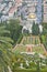 Baha`i shrine and temple in Hafia as seen through hilltop entrance