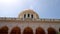 The Baha Temple in Haifa over which clouds sweep