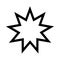 Bahai star religious symbol