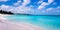 The Bahamas: Beautiful beach with clear blue water