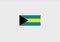 Bahamas national flag 