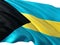Bahamas official flag on white background.