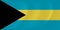 Bahamas waving flag