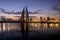 Bahrain Financial Harbor, Harbor Towers, Bahrain Skyline view sunset sunrise