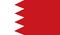 Bahrain flag vector.Illustration of Bahrain flag