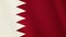 Bahrain flag waving animation. Full Screen. Symbol of the country.