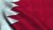 Bahrain flag waving in the wind. National flag Kingdom of Bahrain