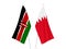 Bahrain and Kenya flags