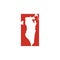 bahrain map logo icon vector