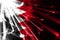 Bahrain shining fireworks sparkling flag. New Year 2019 and Christmas futuristic shiny party concept flag.