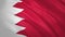 Bahrain . Waving flag video background