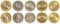 Bahraini dinar coins collection set