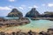 Baia dos Porcos Beach and Morro Dois Irmaos - Fernando de Noronha, Pernambuco, Brazil