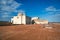 Baia, view of the castle, the entrance and the architectural details of the Aragon\\\'s fortress near Naples. Italy