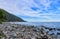 Baikal shore in July day