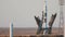 BAIKONUR, KAZAKHSTAN - JULE 28: Launch of the Soyuz FG MS-05 space rocket. The spacecraft launches into space, the