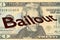 Bailout - financial concept