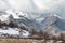 Baima Snow Mountain of Meili Snow Mountain Nature Reserve in Deqin, Yunnan, China. It is part of UNESCO World Heritage Site.