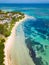 BAIN BOEUF Mauriutius. Beautiful beach in northern Mauritius. Coin de Mire,