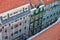 Baixa Houses in Lisbon from Above