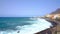 Bajamar, 09/22/2020, Tenerife, Spain. High waves on the north coast. 4K UHD