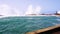 Bajamar, 09/22/2020, Tenerife, Spain. High waves on the north coast. 4K UHD slow motion