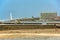 Bajamar, Tenerife, Spain, 07, May, 2015: View from the coast of the Punta Larga lighthouse. Sand beach near natural sea water