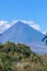 Bajawa - Distant view on Volcano Inierie