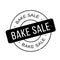 Bake Sale rubber stamp