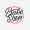Bake Shop lettering logo
