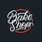 Bake Shop lettering logo