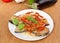 Baked Aubergine with Tomato Sauce