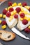 Baked Brie Cheese and Fruits