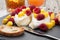 Baked Brie Cheese and Fruits