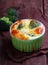 Baked broccoli souffle