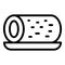 Baked croquette icon outline vector. Fried potato