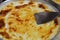 Baked Egyptian rice or Roz muammar\'s combination of rice, fresh cream, milk, ghee or butter, a very popular Egyptian dish, a
