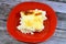 Baked Egyptian rice or Roz muammar\'s combination of rice, fresh cream, milk, ghee or butter, a very popular Egyptian dish, a