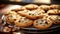 baked fresh cookies food