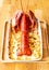 baked lobster with cheese