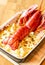 baked lobster with cheese