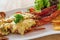 Baked lobster cheese