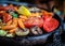 Baked Mixed Vegetables Closeup Image